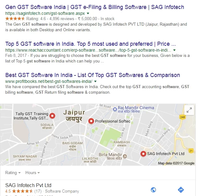 First page ranking